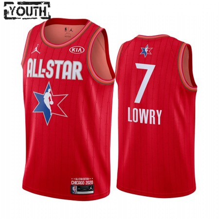 Maglia NBA Toronto Raptors Kyle Lowry 7 2020 All-Star Jordan Brand Rosso Swingman - Bambino